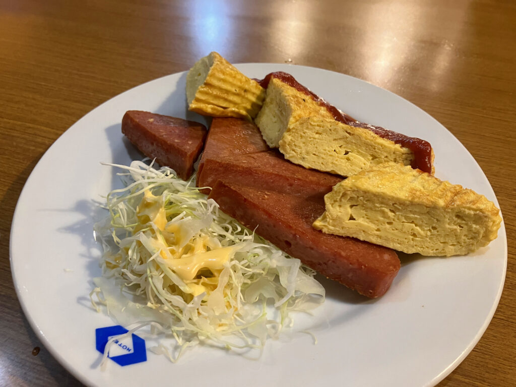 「ゆかり食道」ポーク玉子