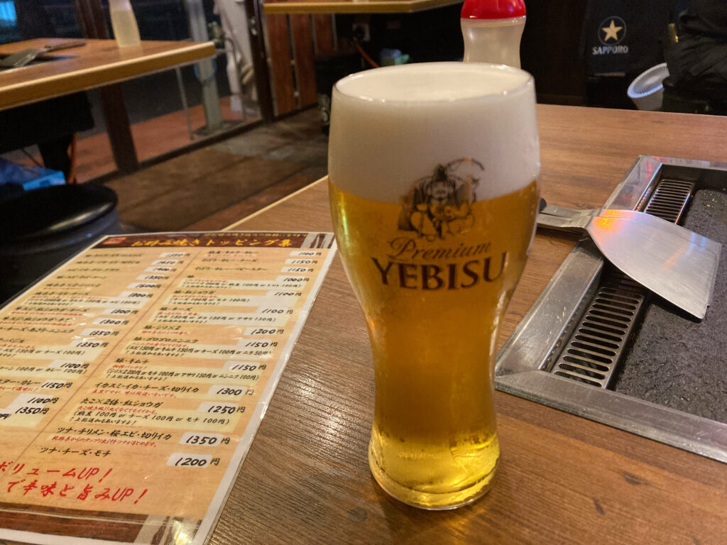 エビスビール薄造りグラス