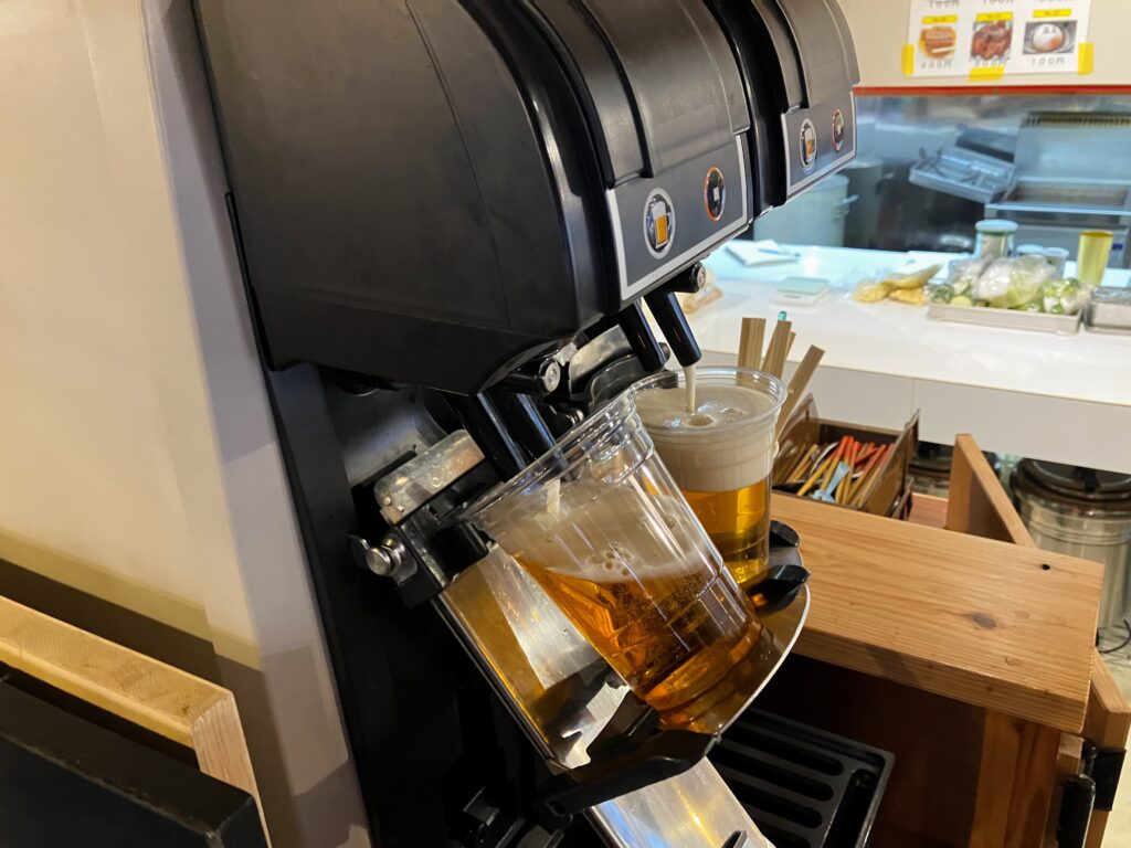 「ミージマ共同売店」ビール