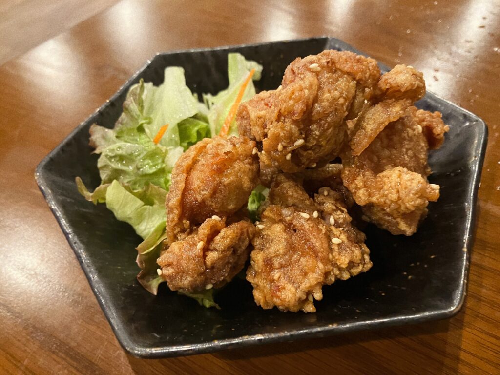 那覇市古島「炉端焼き 八べえ」大ちゃん唐揚げ